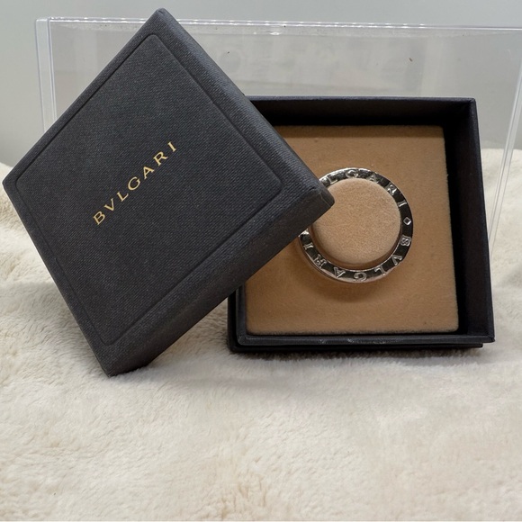 Bvlgari Silver Key Ring Sterling Silver - Picture 2 of 9